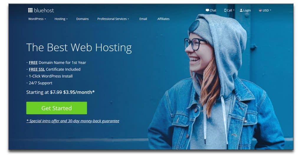bluehost website hosting services