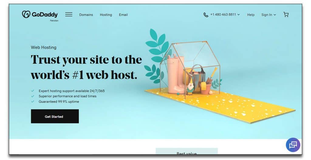 godaddy website hosting 