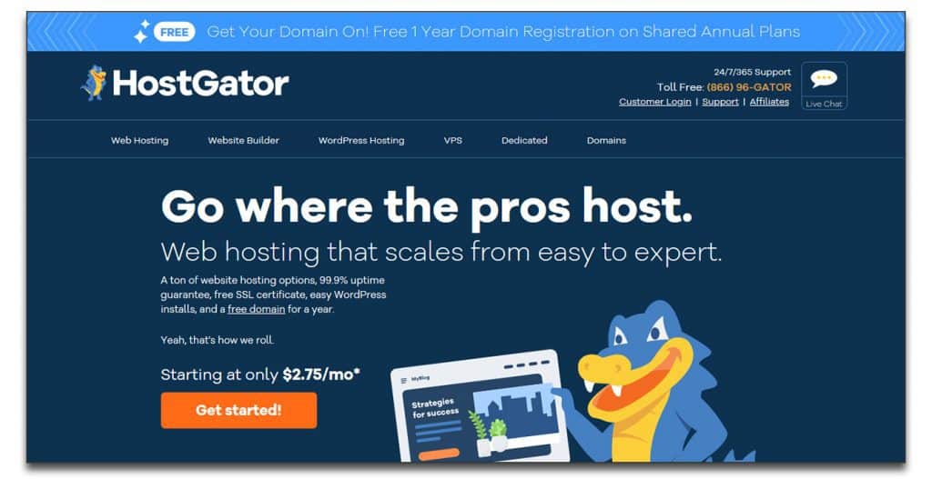 hostgator webhosting services
