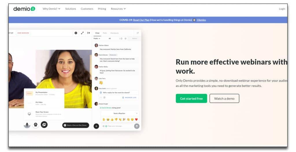demio webinar platform
