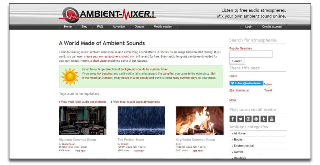 ambient mixer review