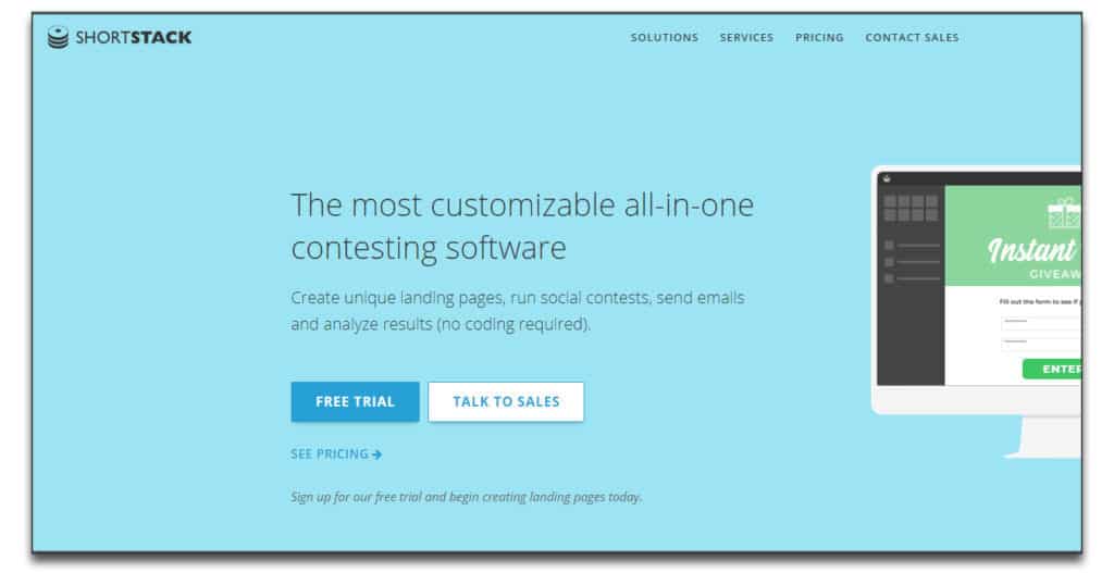 shortstack landing page builder