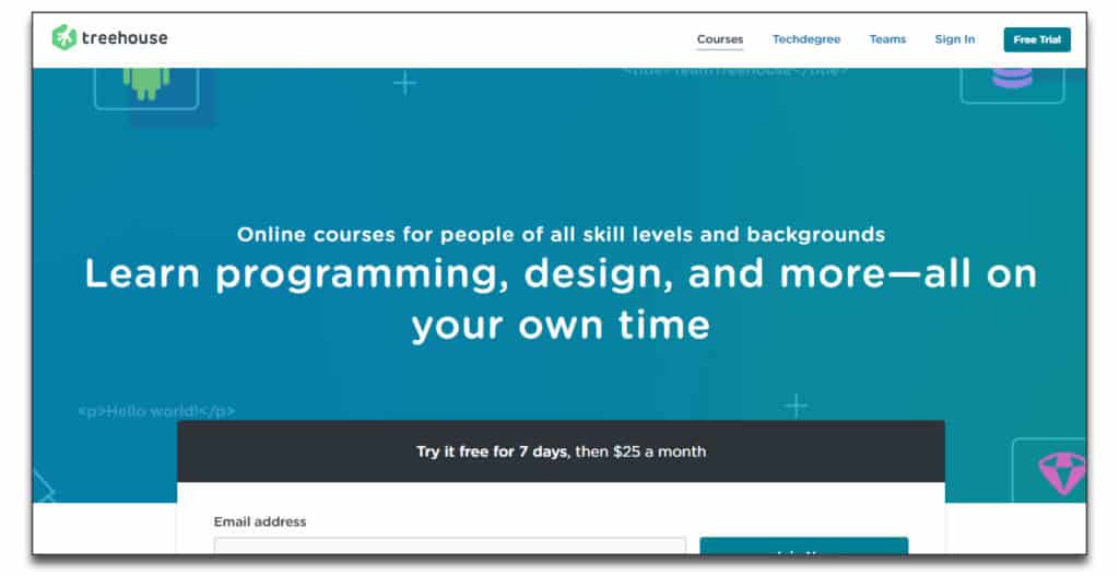 treehouse online course platform review