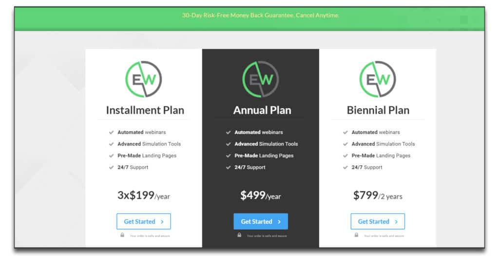 everwebinar pricing