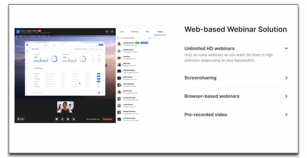 livestorm webinar presentation