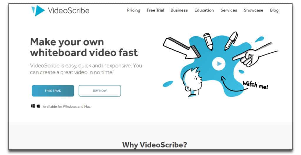 videoscribe review whiteboard automation software