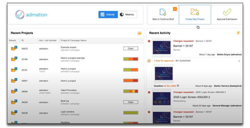 admation review Workflow Management Software