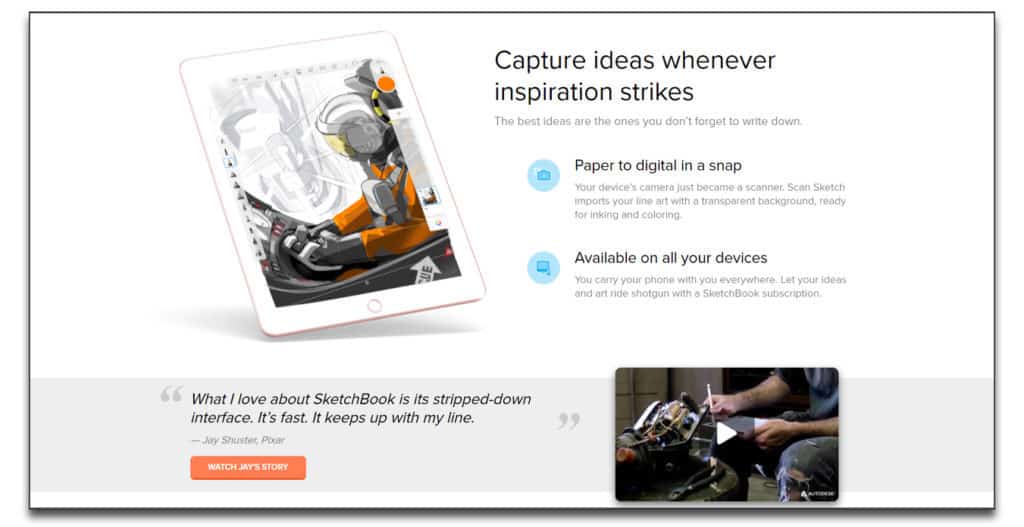 autodesk sketchbook review best drawing software