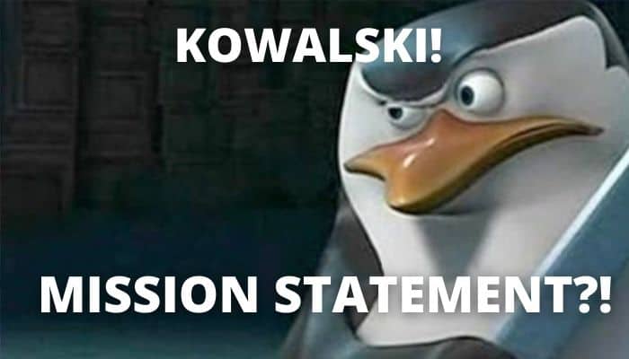 mission statement generator meme