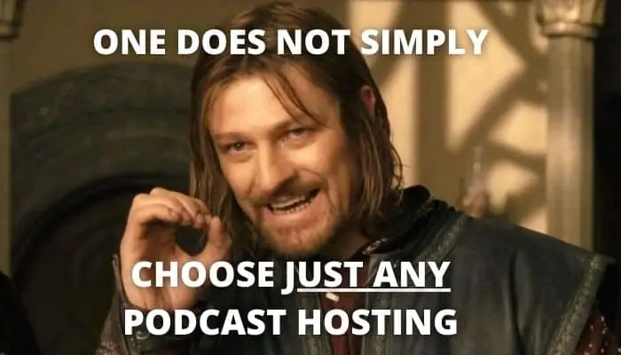 podcast hosting meme