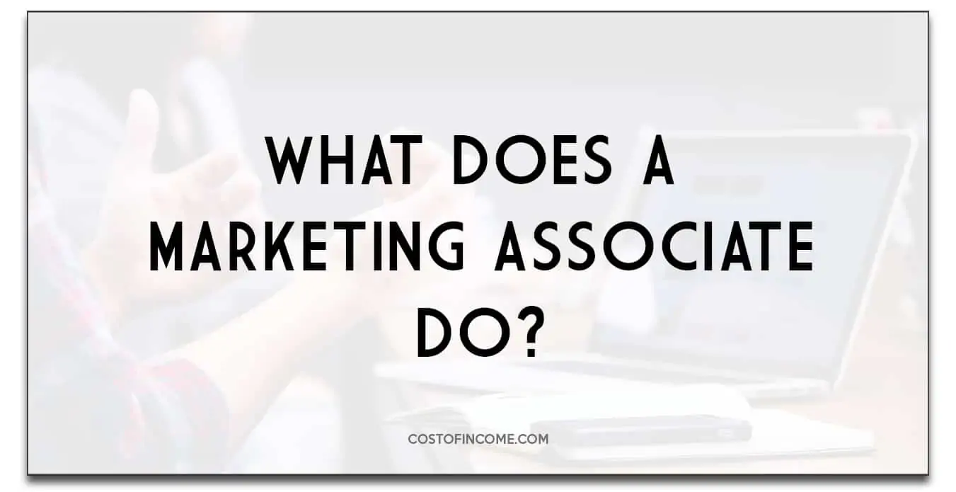 what does a marketing associate do