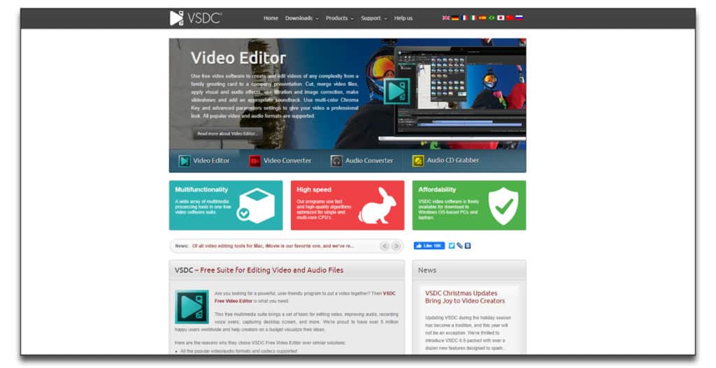 green screen vsdc free video editor