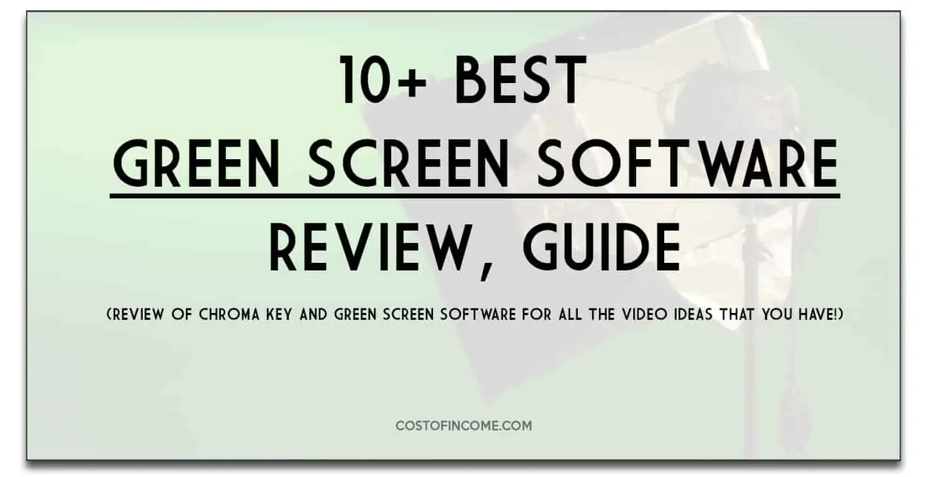 green screen software costofincome