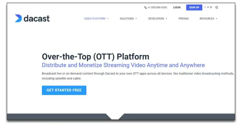 dacast OTT Platform
