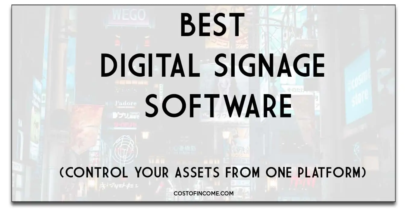 best digital signage software
