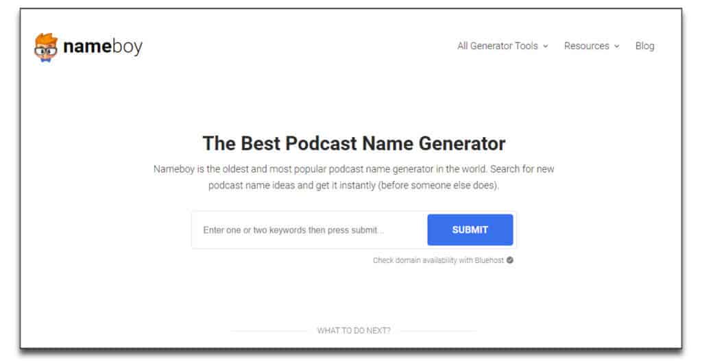 nameboy podcast name generator