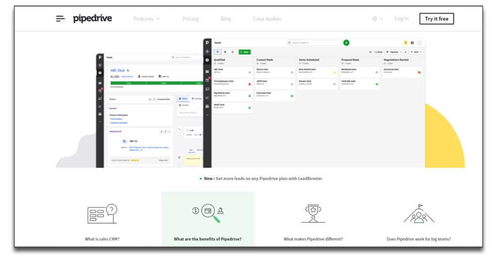 pipedrive  sales management software