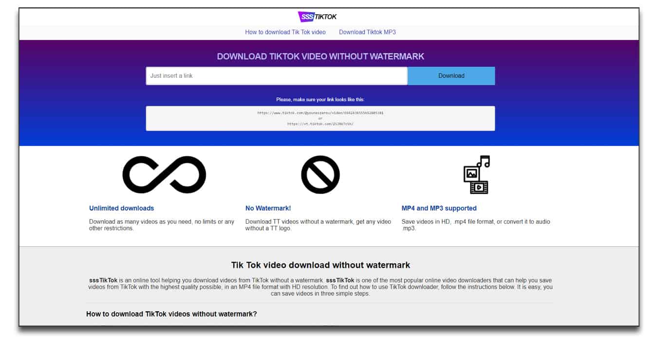 sss tiktok download