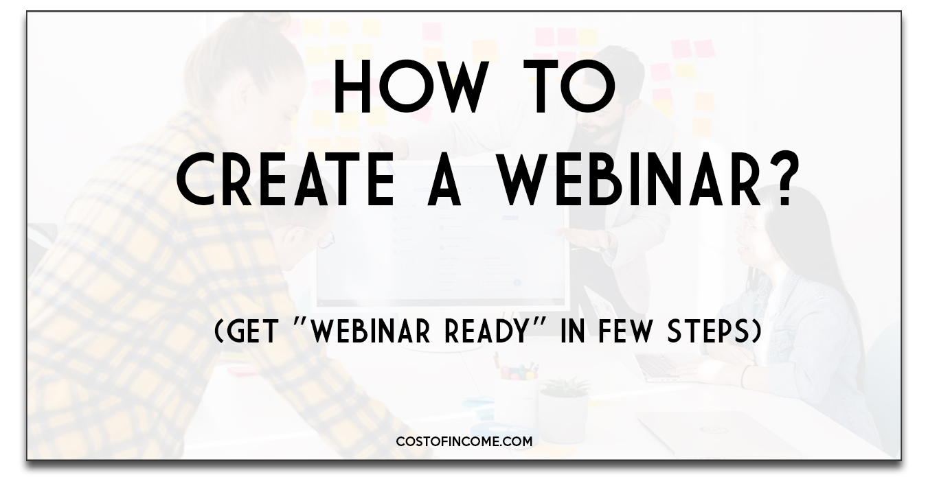 how to create a webinar